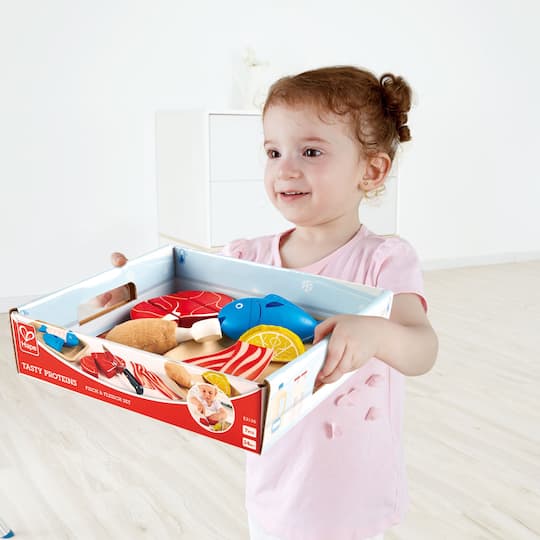 Hape Tasty Proteins Kitchen Food Playset